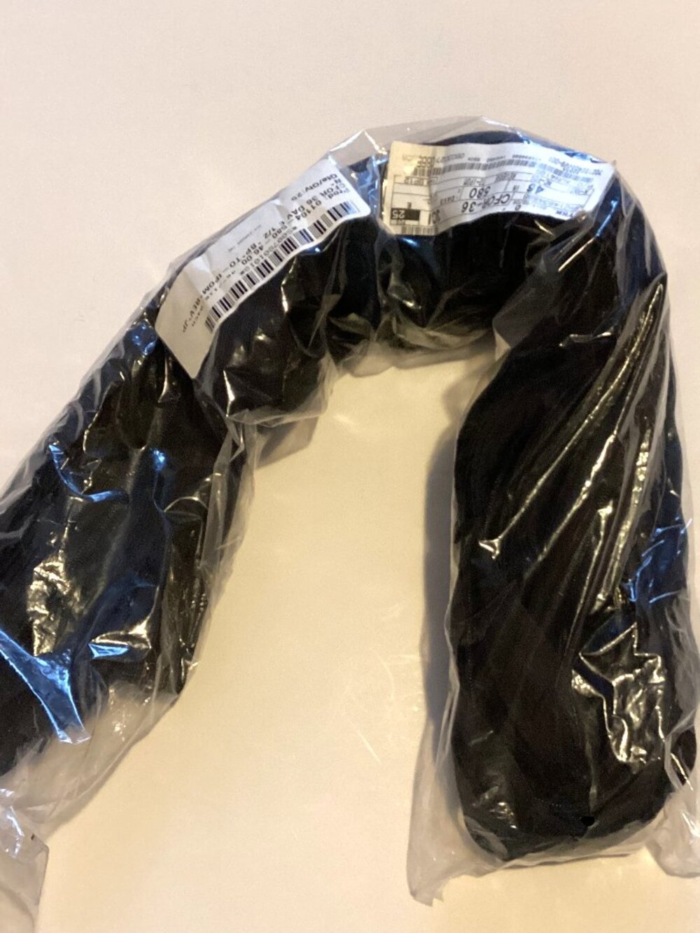 A Bulk Bundle of 25, 46" Inch Extra Long Nylon Black Zippers For Sewing Crafting